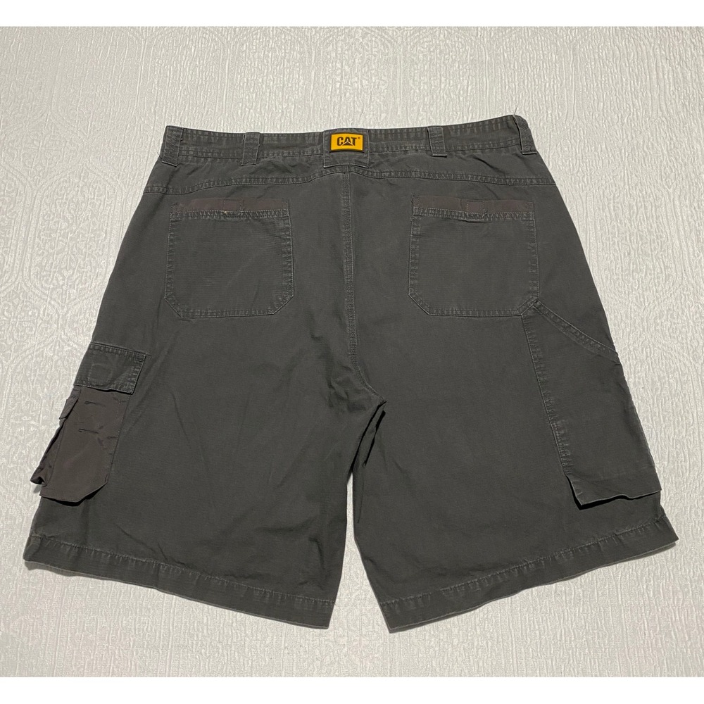 Caterpillar CAT Workwear Cargo Shorts Men's Size 42 Gray Ripstop Utility Outdoor